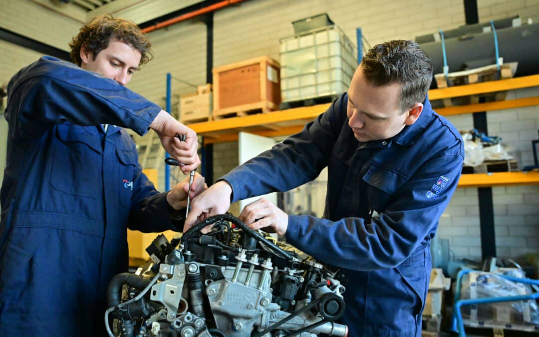 Team en ideeën achter de dual fuel methanol motor